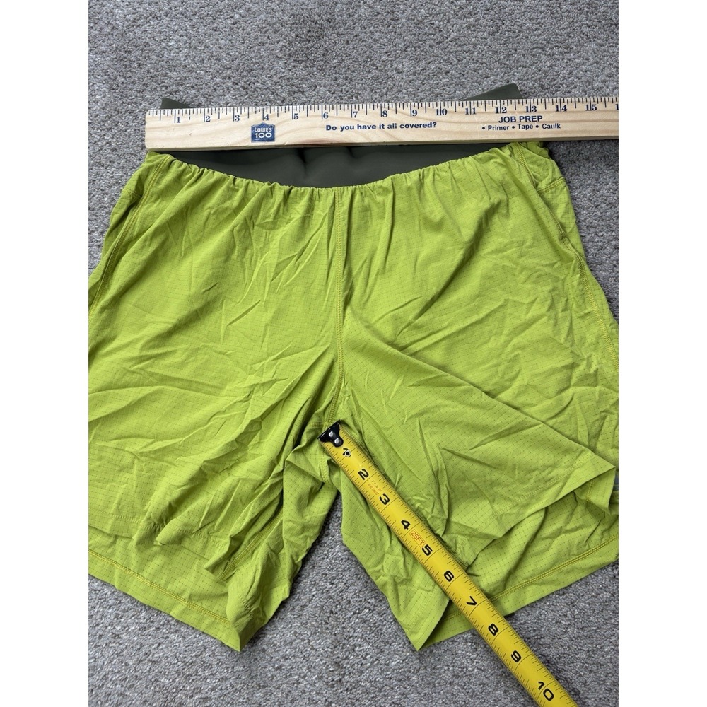 REI Co-Op Mens Small Swiftland Lined Running Shorts Green Solid Athletic - Picture 5 of 6